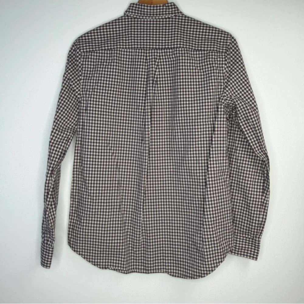 Ralph‎ Lauren Boys Size XL 18-20 Button Down Long Sleeve Shirt Navy Red Plaid